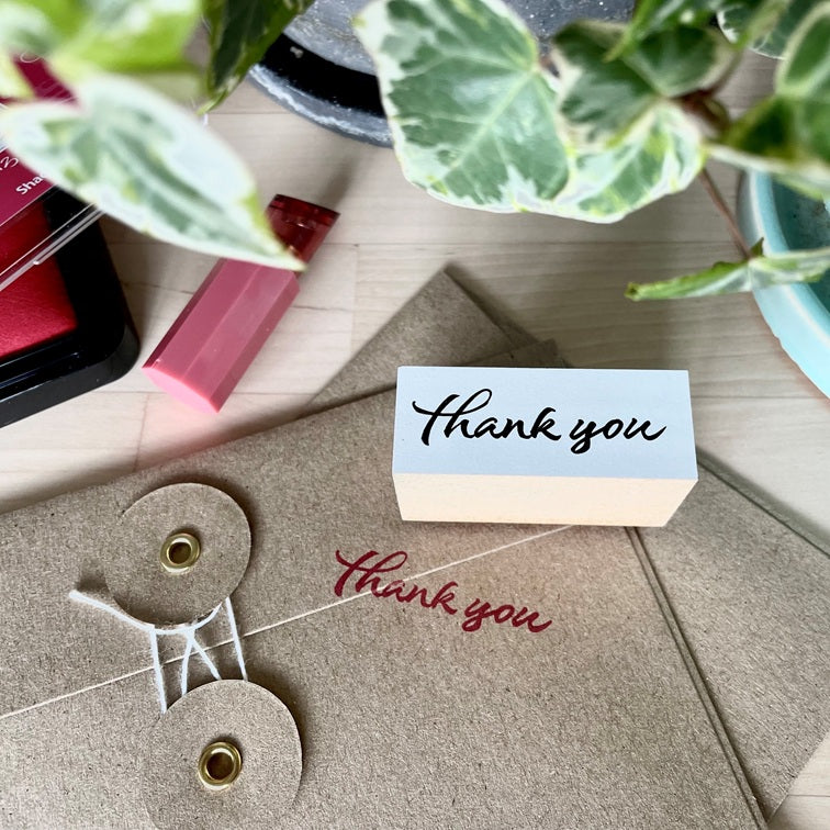Original Rubber Stamp "THANK YOU"