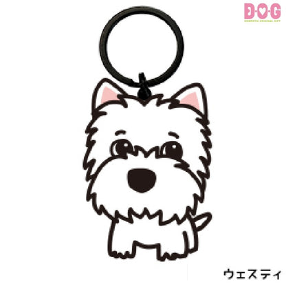 DOGアクリルキーホルダー