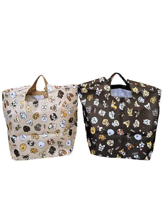 Sac cabas pliable DOG avec fond renforcé